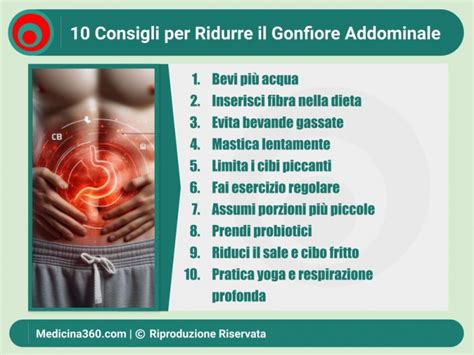 Segnali di allarme per gonfiore