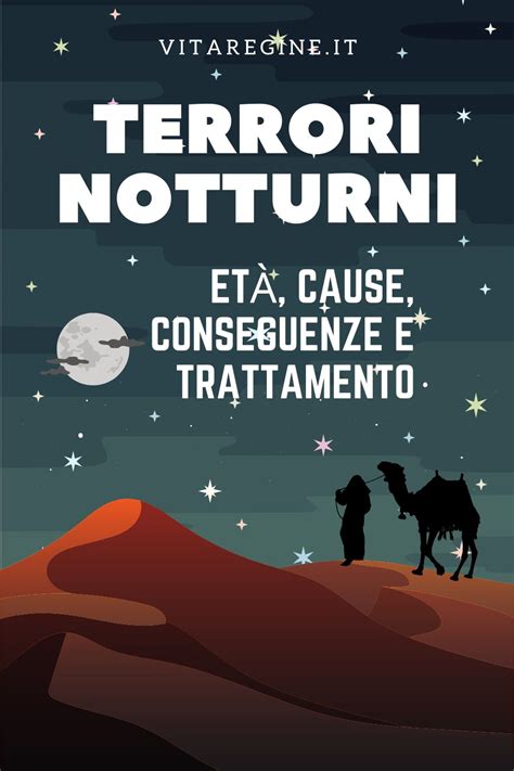 Diagramma che confronta incubi e terrori notturni