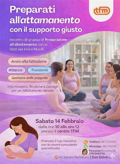 Incontro di gruppo per il supporto all'allattamento