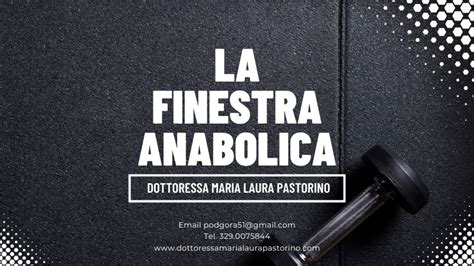 Grafico che mostra la finestra anabolica post-allenamento