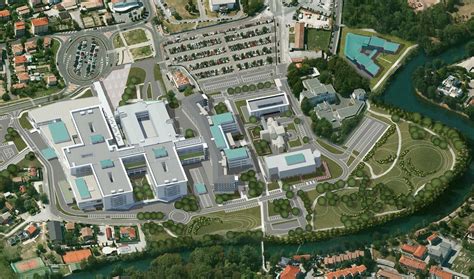 Veduta panoramica dell'ospedale Ca' Foncello di Treviso
