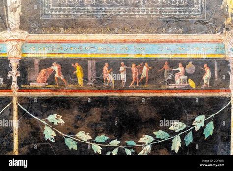 Affresco romano che raffigura una nutrice