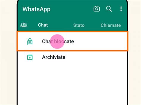 Schermata di chat su uno smartphone