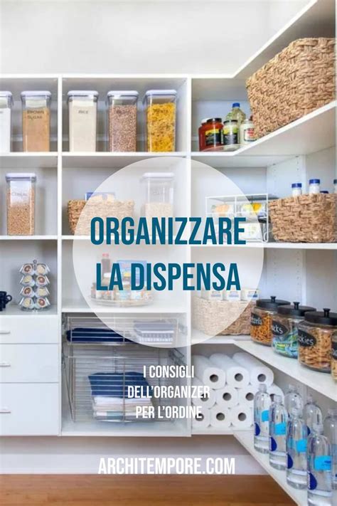 diagramma su come organizzare una dispensa sicura in casa