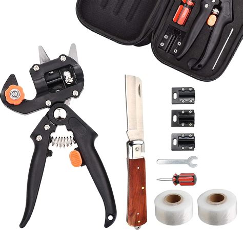 Galleria di immagini che mostra i diversi attrezzi da innesto