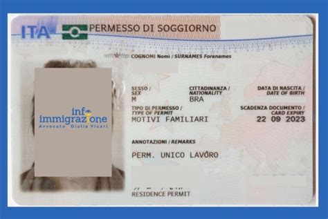 Infografica sui tipi di permesso di soggiorno validi per l'assegno di maternità
