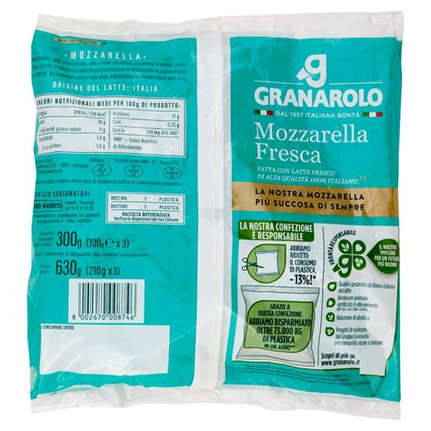Etichetta mozzarella con indicazione pastorizzazione
