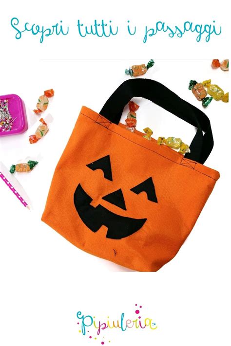Borsa a forma di zucca per dolcetti