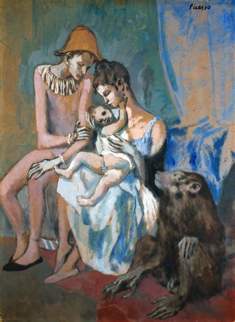 Pablo Picasso bambino con i genitori