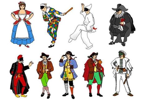 Maschere di Carnevale tradizionali