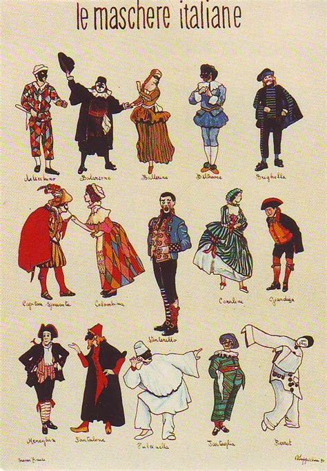 Maschere della Commedia dell'Arte