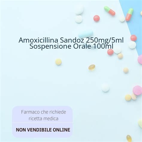Infografica sulla corretta preparazione della sospensione orale di amoxicillina