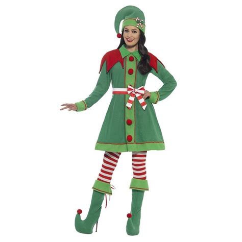 Accessori tipici per costume da elfo tra cui cappelli a punta e scarpe arricciate