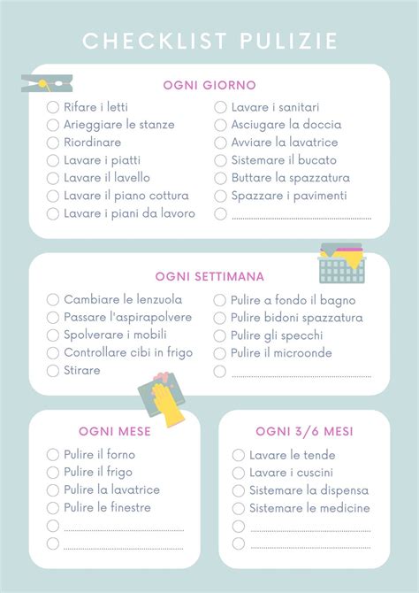 checklist organizzativa per feste