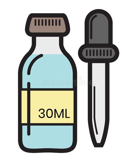 rappresentazione grafica di un flacone di farmaco pediatrico con contagocce e dosaggio controllato