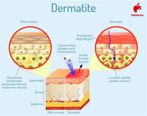 Schema delle cause della dermatite atopica