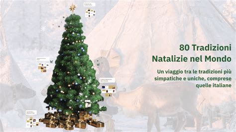 Mappa delle tradizioni natalizie nel mondo