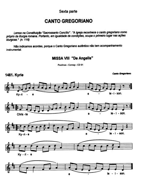 Partitura antica di canto gregoriano