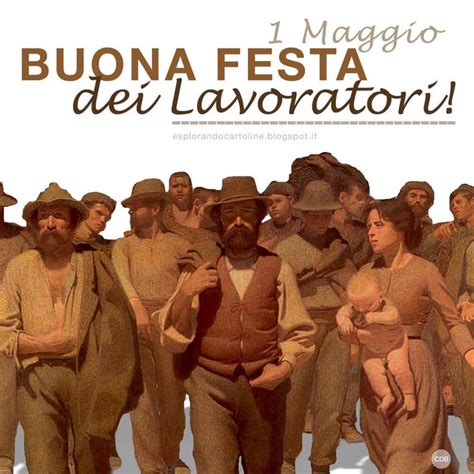 Manifesto storico della festa dei lavoratori in Italia