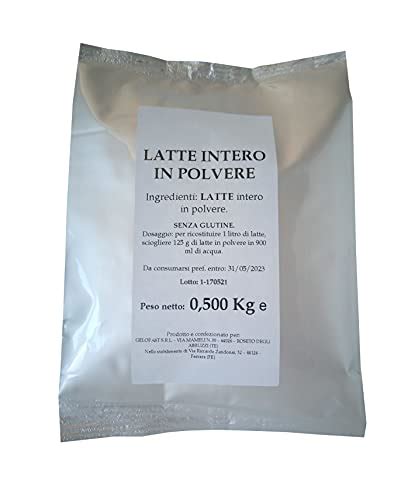 Latte in polvere in confezione