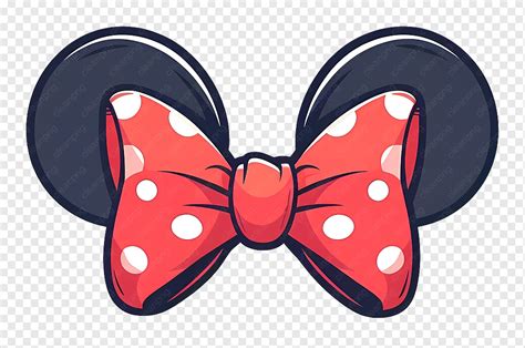 Maschera di Minnie con fiocco e pois