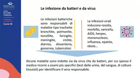 Infografica sulla distinzione tra infezioni virali e batteriche
