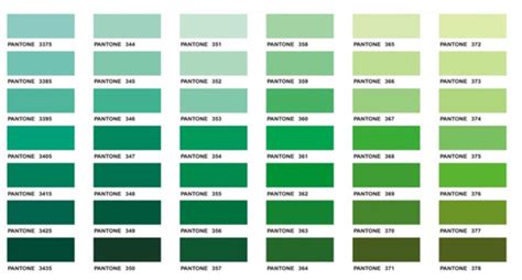 Tavolozza di colori abbinabili al verde
