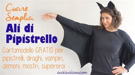 Cartamodello Ali Pipistrello