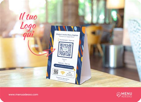 dettaglio del menu digitale accessibile tramite QR-Code in un ambiente accogliente