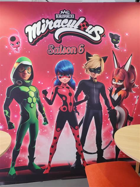 Children dressed as Ladybug, Cat Noir, Rena Rouge, and Carapace