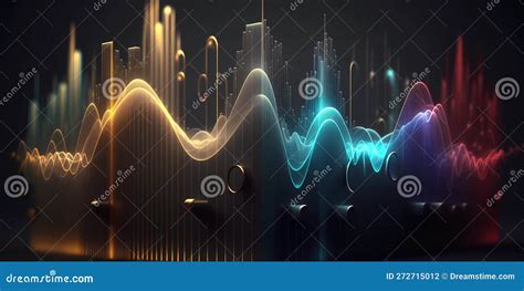 rappresentazione astratta di onde sonore che convergono verso un centro calmante