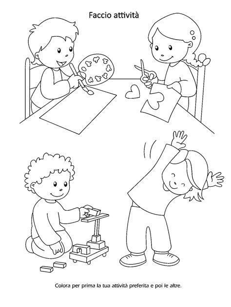 disegno di un bambino che colora un poster di regole