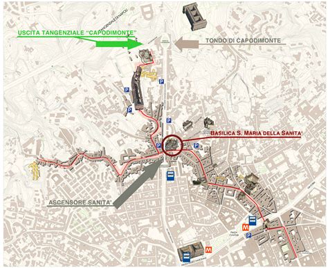 Mappa del Rione Sanità a Napoli