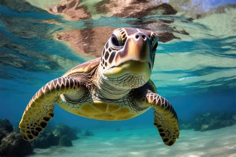 Una tartaruga marina femmina che scava un nido sulla sabbia di notte