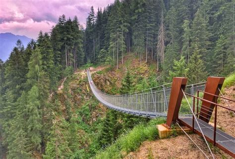 Ponte tibetano Val di Rabbi