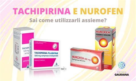 Tabella comparativa Nurofen e Tachipirina