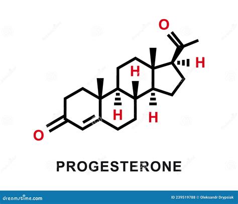 progesterone molecola