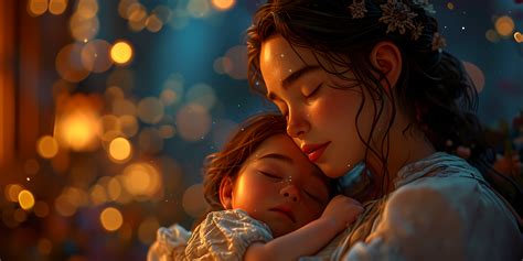 illustrazione astratta che rappresenta il legame affettivo tra madre e bambino attraverso il profumo