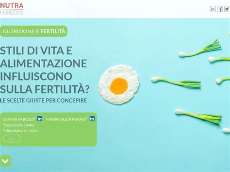 schematico confronto tra stili di vita e fertilità