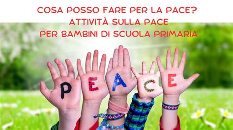 Bambini che disegnano la pace e la libertà