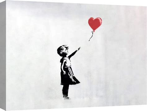 Bambina con il palloncino di Banksy opera originale