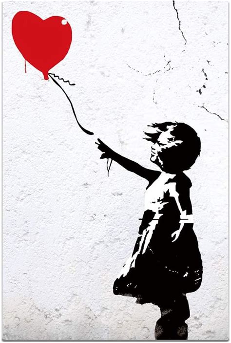 Banksy Girl with Balloon #WithSyria