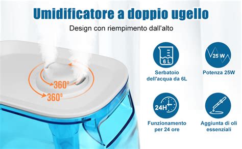 Umidificatore in una cameretta