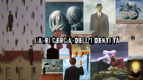 ritratto simbolico che rappresenta la ricerca dell'identità tra passato e presente