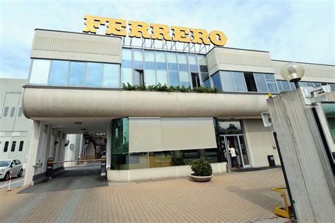 Dettaglio di uno stabilimento di produzione Ferrero