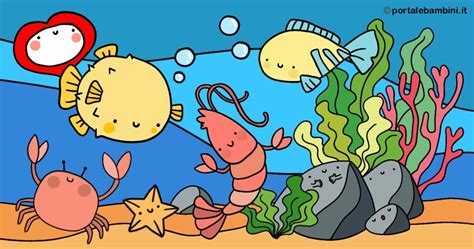 foglio di lavoro didattico per bambini con elementi marini da disegnare