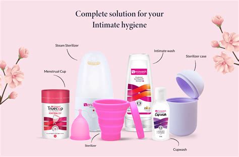 Comparison chart of different intimate care products