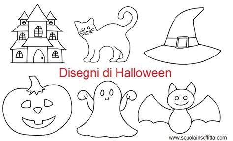 Collezione di disegni di Halloween in formato PDF per una facile stampa