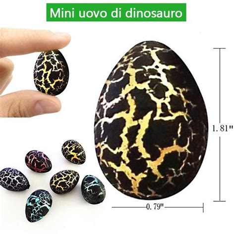 infografica che mostra diverse tipologie di uova di dinosauro messe a confronto
