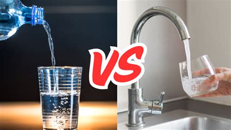 Differenza tra acqua di rubinetto e acqua in bottiglia